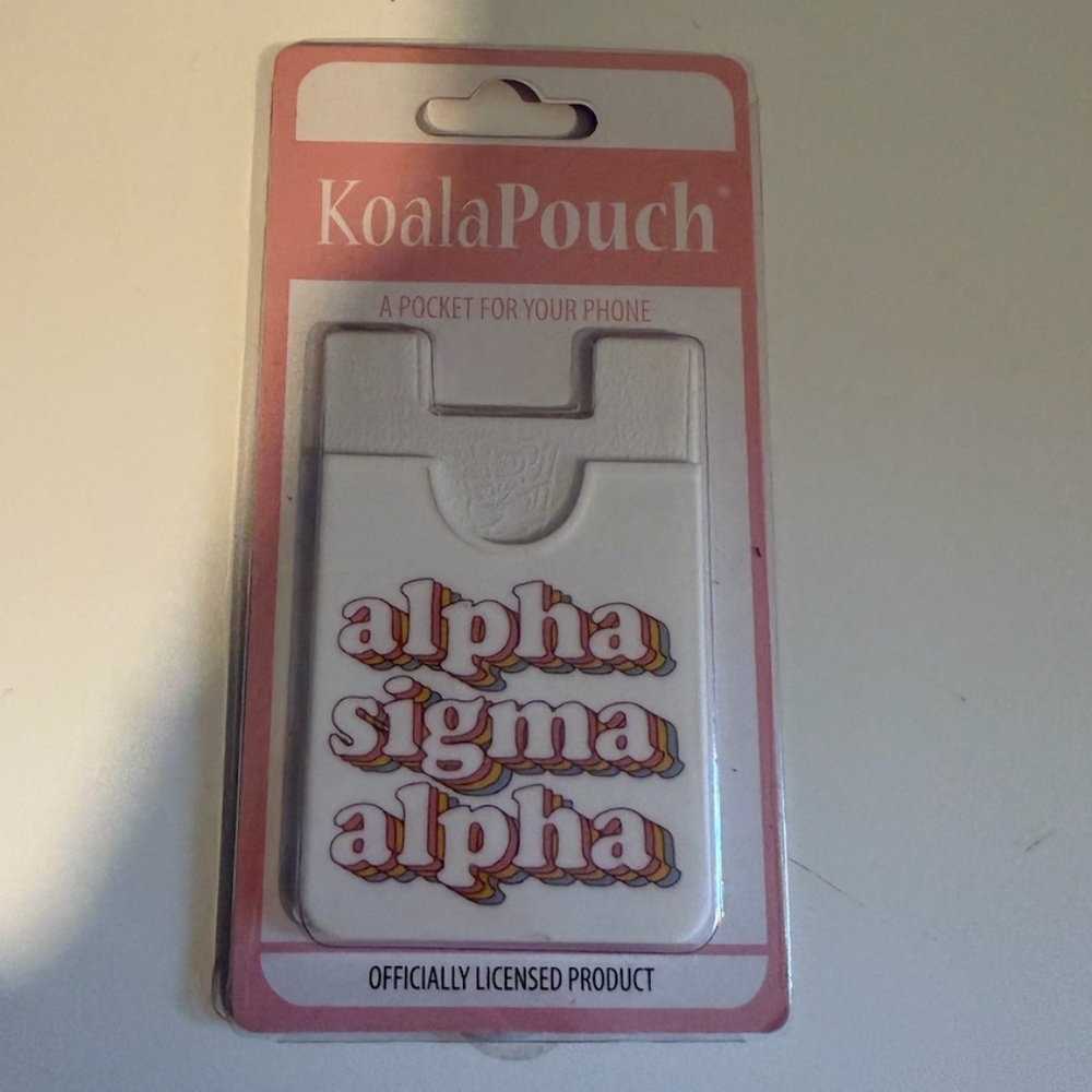 Alpha Sigma Alpha Phone Case Card Holder